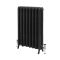 Milano Beatrix - Cast Iron Radiator - 510mm Tall - Slate Black - Multiple Sizes Available