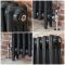 Milano Mercury - 3 Column Cast Iron Radiator - 560mm Tall - Antique Graphite - Multiple Sizes Available