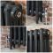 Milano Mercury - Cast Iron Radiator - 660mm Tall - Antique Graphite - Multiple Sizes Available