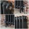 Milano Mercury - 3 Column Cast Iron Radiator - 760mm Tall - Antique Graphite - Multiple Sizes Available