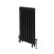Milano Mercury - 3 Column Cast Iron Radiator - 760mm Tall - Antique Graphite - Multiple Sizes Available