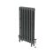 Milano Mercury - 3 Column Cast Iron Radiator - 560mm Tall - Antique Silver - Multiple Sizes Available