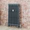 Milano Mercury - Cast Iron Radiator - 660mm Tall - Antique Silver - Multiple Sizes Available