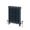 Milano Isabel - 4 Column Cast Iron Radiator - 660mm Tall - Farrow & Ball Railings Grey - Multiple Sizes Available
