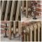 Milano Mercury - 3 Column Cast Iron Radiator - 560mm Tall - Burnt Gold - Multiple Sizes Available