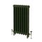 Milano Mercury - 3 Column Cast Iron Radiator - 760mm Tall - Farrow & Ball Duck Green - Multiple Sizes Available