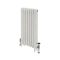 Milano Mercury - Cast Iron Radiator - 860mm Tall - Porcelain White - Multiple Sizes Available
