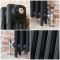 Milano Mercury - 3 Column Cast Iron Radiator - 560mm Tall - Slate Black - Multiple Sizes Available