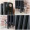 Milano Mercury - 3 Column Cast Iron Radiator - 760mm Tall - Slate Black - Multiple Sizes Available