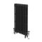 Milano Mercury - Cast Iron Radiator - 860mm Tall - Slate Black - Multiple Sizes Available