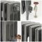Milano Isabel - Cast Iron Radiator - 357mm Tall - Antique Silver - Multiple Sizes Available
