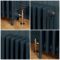 Milano Isabel - 4 Column Cast Iron Radiator - 357mm Tall - Farrow & Ball Hague Blue - Multiple Sizes Available