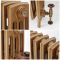 Milano Isabel - Cast Iron Radiator - 357mm Tall - Burnt Gold - Multiple Sizes Available