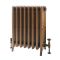 Milano Isabel - 4 Column Cast Iron Radiator - 660mm Tall - Burnt Gold - Multiple Sizes Available
