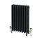 Milano Isabel - 4 Column Cast Iron Radiator - 760mm Tall - Farrow & Ball Railings Grey - Multiple Sizes Available