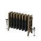 Milano Isabel - 4 Column Cast Iron Radiator - 357mm Tall - Natural Brass - Multiple Sizes Available