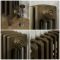 Milano Isabel - 4 Column Cast Iron Radiator - 760mm Tall - Natural Brass - Multiple Sizes Available