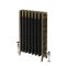 Milano Isabel - 4 Column Cast Iron Radiator - 760mm Tall - Natural Brass - Multiple Sizes Available