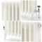 Milano Isabel - 4 Column Cast Iron Radiator - 660mm Tall - Porcelain White - Multiple Sizes Available