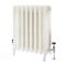 Milano Isabel - 4 Column Cast Iron Radiator - 660mm Tall - Porcelain White - Multiple Sizes Available
