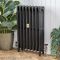 Milano Mercury - 4 Column Cast Iron Radiator - 760mm Tall - Antique Graphite - Multiple Sizes Available