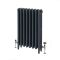 Milano Mercury - 4 Column Cast Iron Radiator - 960mm Tall - Farrow & Ball Hague Blue - Multiple Sizes Available
