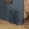 Milano Mercury - 4 Column Cast Iron Radiator - 960mm Tall - Farrow & Ball Hague Blue - Multiple Sizes Available
