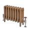 Milano Mercury - 4 Column Cast Iron Radiator - 560mm Tall - Burnt Gold - Multiple Sizes Available