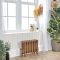 Milano Mercury - 4 Column Cast Iron Radiator - 560mm Tall - Burnt Gold - Multiple Sizes Available