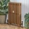 Milano Mercury - 4 Column Cast Iron Radiator - 960mm Tall - Burnt Gold - Multiple Sizes Available