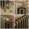 Milano Mercury - 4 Column Cast Iron Radiator - 360mm Tall - Natural Brass - Multiple Sizes Available