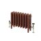 Milano Mercury - 4 Column Cast Iron Radiator - 360mm Tall - Farrow & Ball Eating Room Red - Multiple Sizes Available
