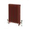 Milano Mercury - 4 Column Cast Iron Radiator - 960mm Tall - Farrow & Ball Eating Room Red - Multiple Sizes Available