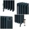 Milano Isabel - 6 Column Cast Iron Radiator - 660mm Tall - Farrow & Ball Hague Blue - Multiple Sizes Available
