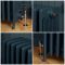 Milano Isabel - 6 Column Cast Iron Radiator - 660mm Tall - Farrow & Ball Hague Blue - Multiple Sizes Available