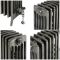 Milano Isabel - 6 Column Cast Iron Radiator - 660mm Tall - Full Polish - Multiple Sizes Available