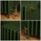 Milano Isabel - 6 Column Cast Iron Radiator - 660mm Tall - Farrow & Ball Duck Green - Multiple Sizes Available