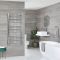 Milano Kent - Dual Fuel Curved Chrome Heated Towel Rail - Choice of Size