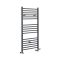 Milano Kent Dual Fuel - Straight Anthracite Heated Towel Rail - Choice of Size