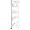 Milano Kent Dual Fuel - Straight White Heated Towel Rail - Choice of Size