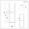 Milano Alpha - Floor-Mounting Feet for Alpha Flat Panel Designer Radiators - Choice of Colours