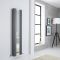 Milano Alpha - Vertical Designer Radiator with Mirror - Double Panel - Everyday Colours