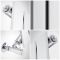 Milano Alpha - Flat Panel Vertical Designer Radiator - Single Panel - Chrome