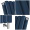 Milano x ECOSO Aruba - Electric Deep Sea Blue Vertical Designer Radiator - Choice of Size and Wi-Fi Thermostat