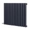 Milano x ECOSO Aruba Electric - Regal Blue Horizontal Designer Radiator - 635mm Tall - Choice of Size, Thermostat and Cable Cover