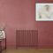 Milano Aruba - Electric Booth Red Horizontal Designer Radiator - 635mm Tall - Choice of Size, Thermostat and Cable Cover