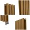 Milano x ECOSO Aruba - Electric Autumn Yellow Vertical Designer Radiator - Choice of Size and Wi-Fi Thermostat