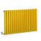 Milano Aruba - Electric Dandelion Yellow Horizontal Designer Radiator - 635mm Tall - Choice of Size, Thermostat and Cable Cover