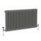 Milano Windsor - Traditional Horizontal Column Radiator - 3 Column - Grey Custom Colours