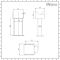 Milano Alpha - Black Floor-Mounting Feet for Alpha Flat Panel Designer Radiators